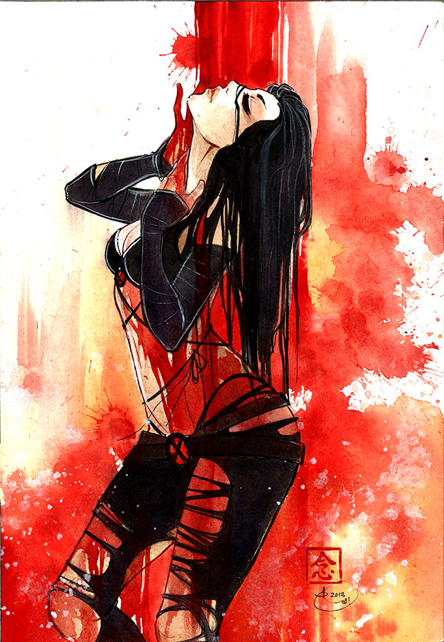 From Blood || watercolor, ink, gouache