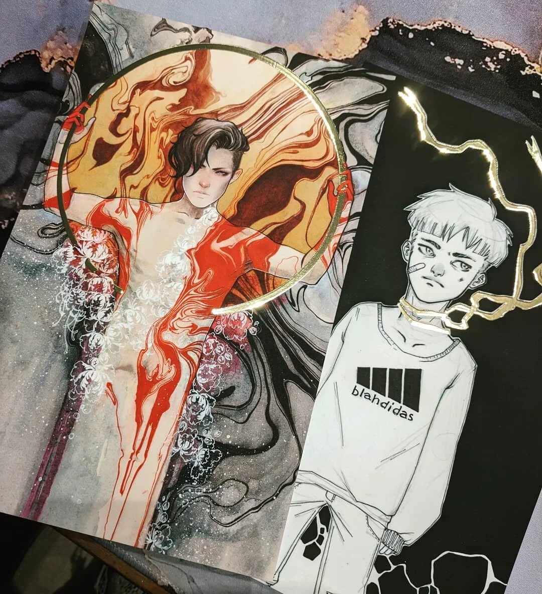 Patrons chose these two as the next set of postcard rewards &hearts;️ check my bio link to get on the pa🌲on list &hearts;️

on another note, I'll be streaming tonight so keep an eye out for that
.
.
.
.
.
.
#prettyboys #art #artistsoninstagram #inst