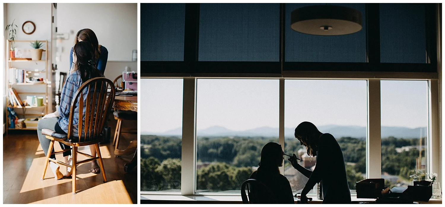 Bridal session at Glass Hill Venue