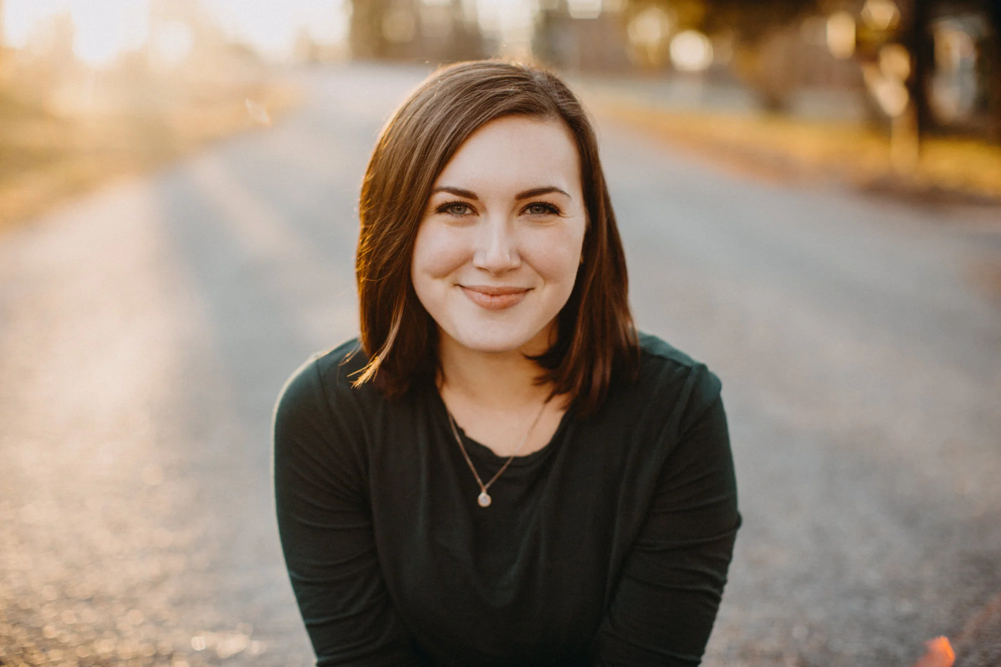 headshots at sunset