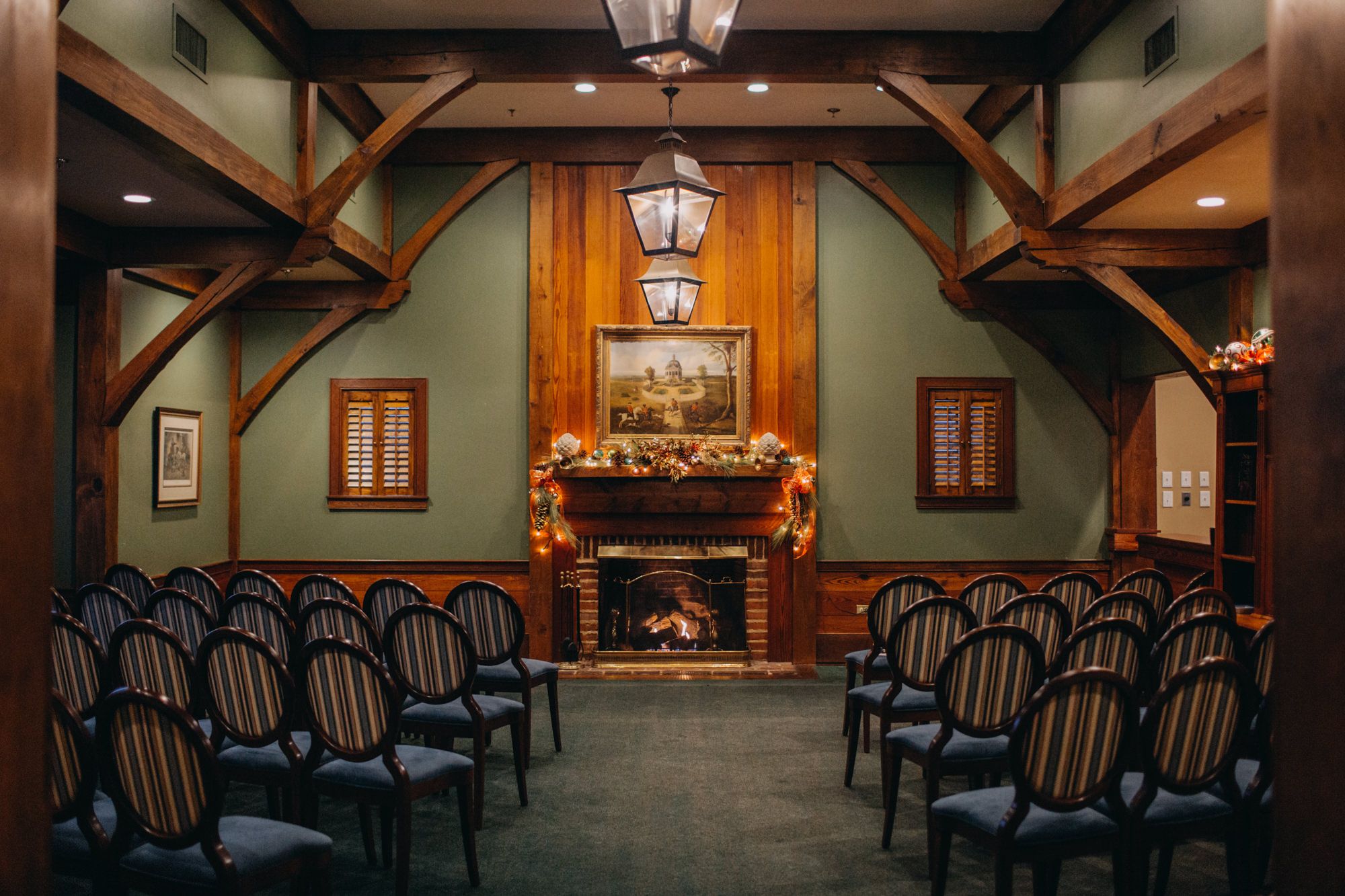 Ceremony space at Boonsboro Country Club