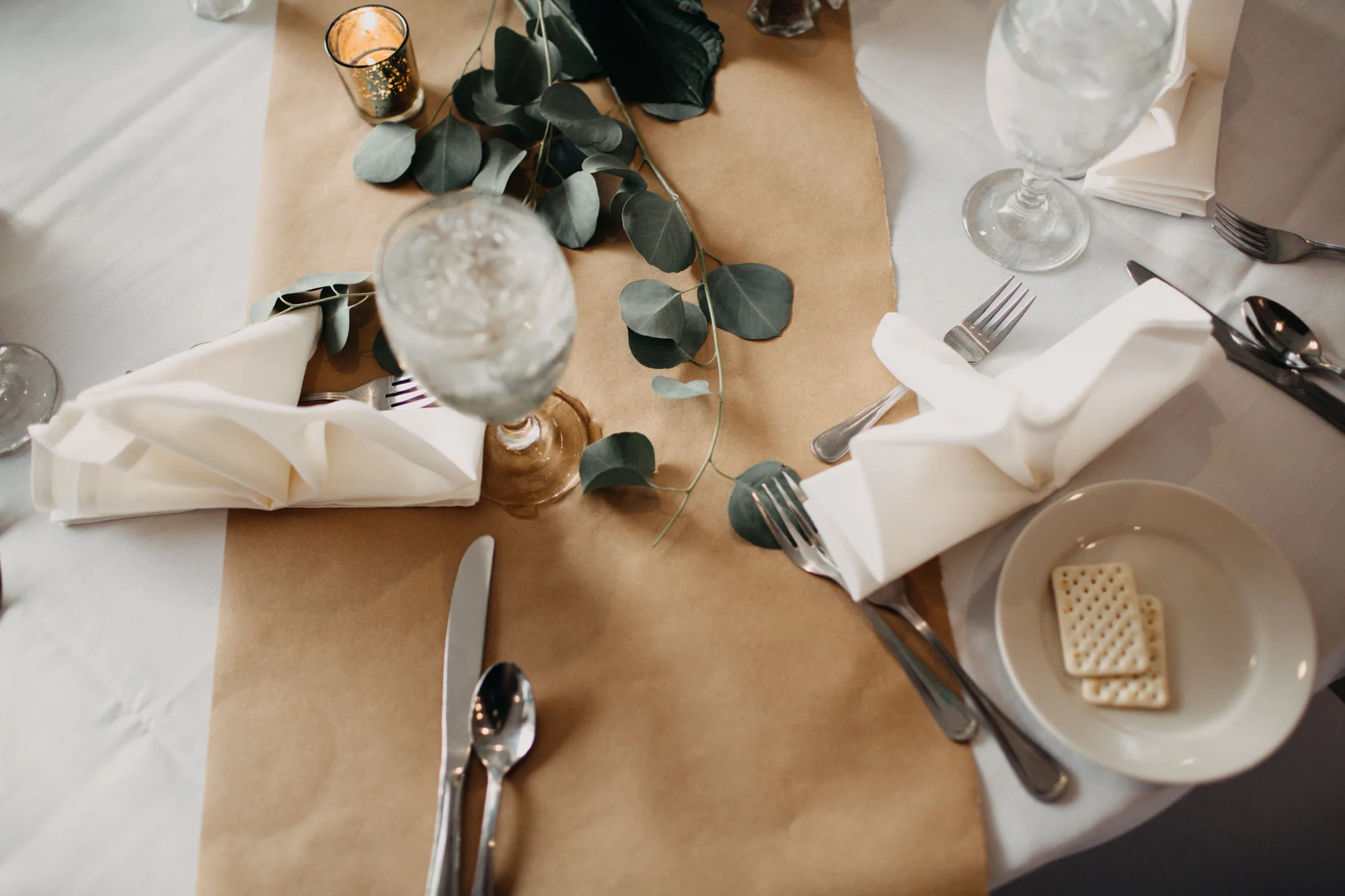 reception details at Meadowbrook Country Club