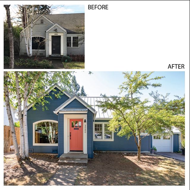We had a little fun compiling before vs. after pics of this remodel/addition we worked on, it&rsquo;s such a cheery little house now!  If you like it too, please take a minute to vote for the project in the AIA People&rsquo;s Choice Awards online at 