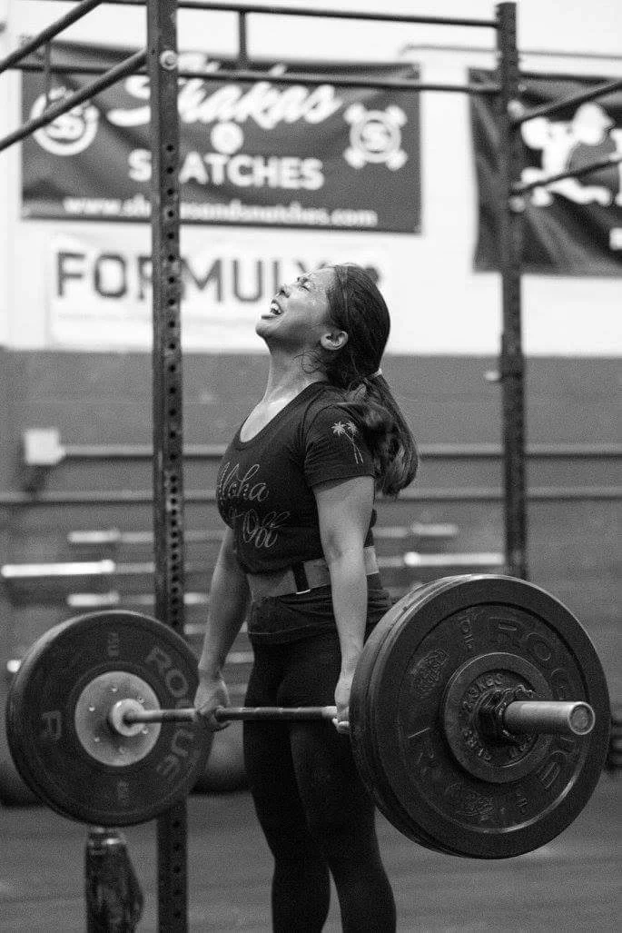 Image provided by Priscilla Navares from her first Crossfit Open in 2016