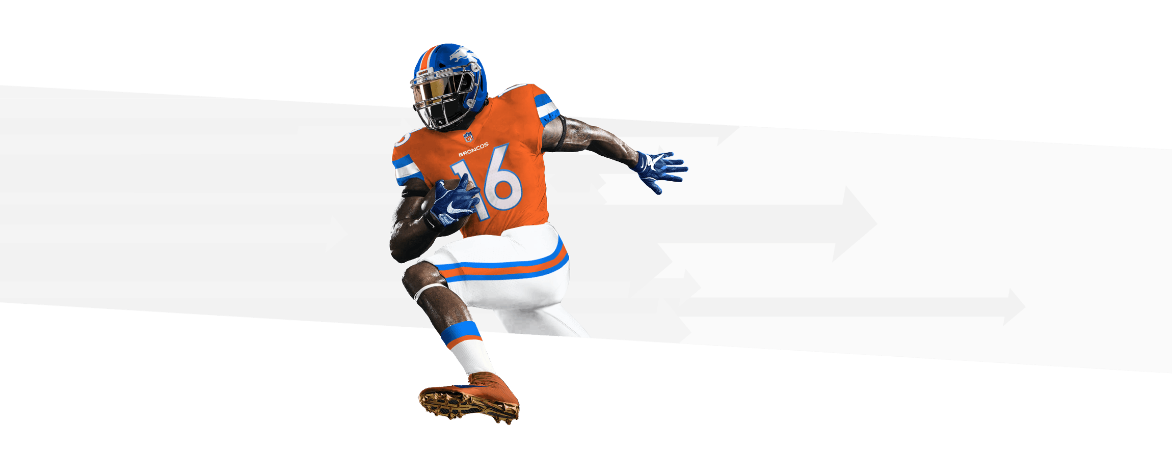 what color is denver broncos home jersey