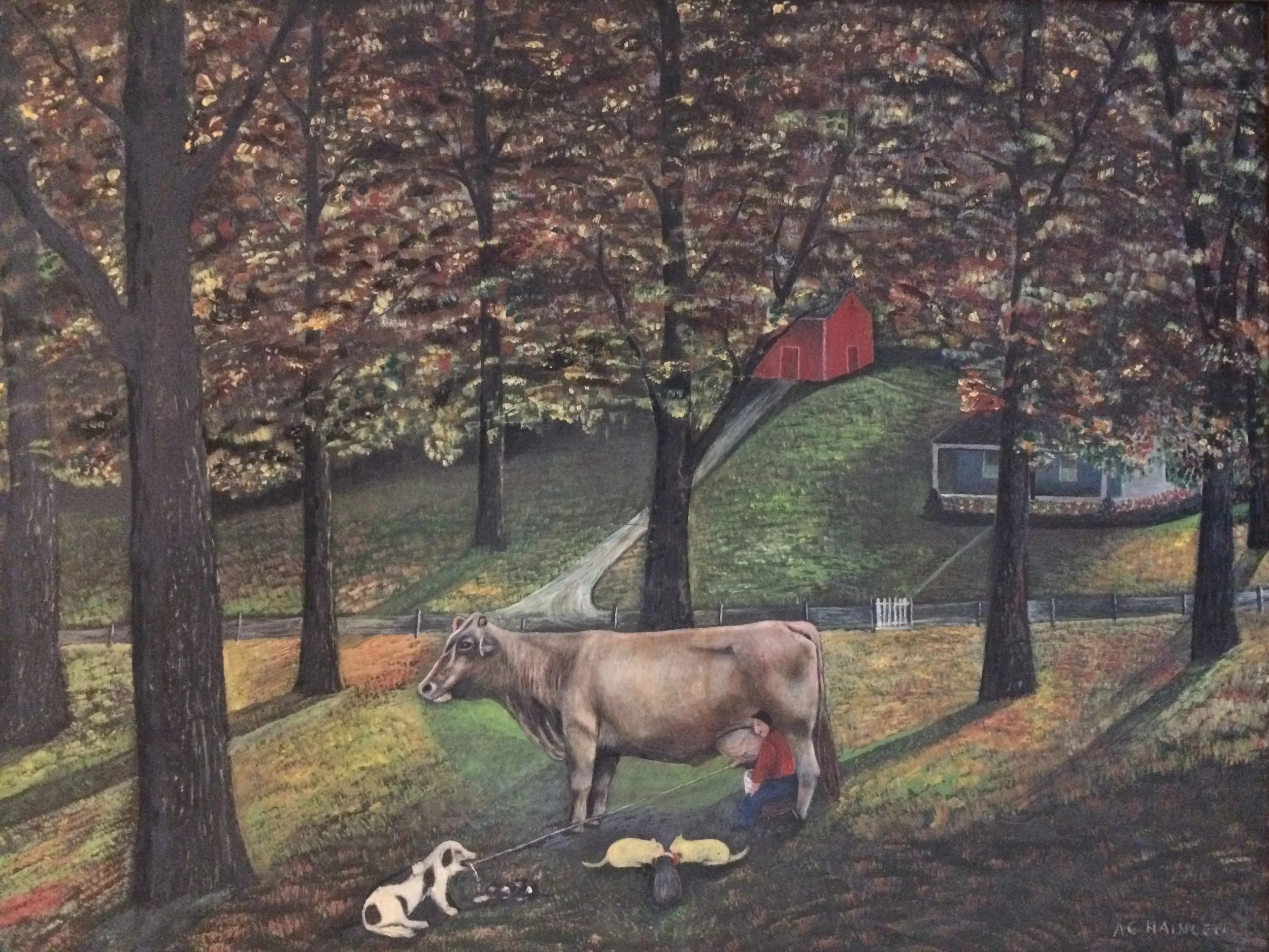 A. C. Hainlen, THE COW