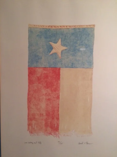 Ancel Nunn, ONE HUNDRED AND FIFTY (TEXAS FLAG) (1986)