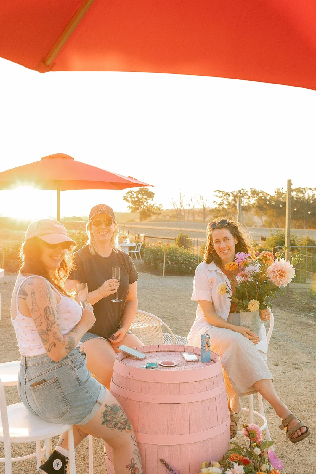 Snip and Sip Pick Your Own flowers at Charleston Farm