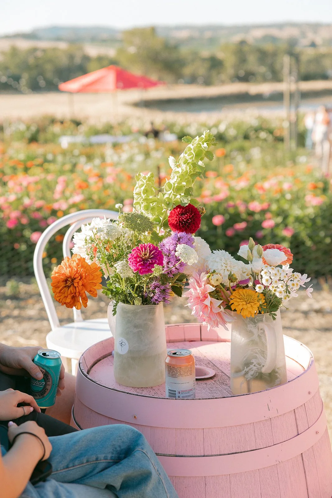 Snip and Sip Pick Your Own flowers at Charleston Farm
