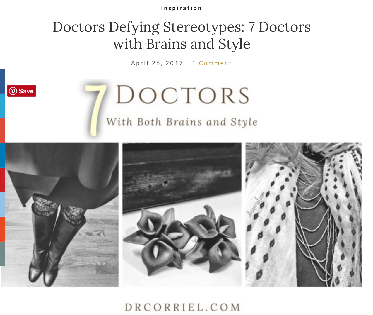 An exciting Moda Feature by another doctor blogger!