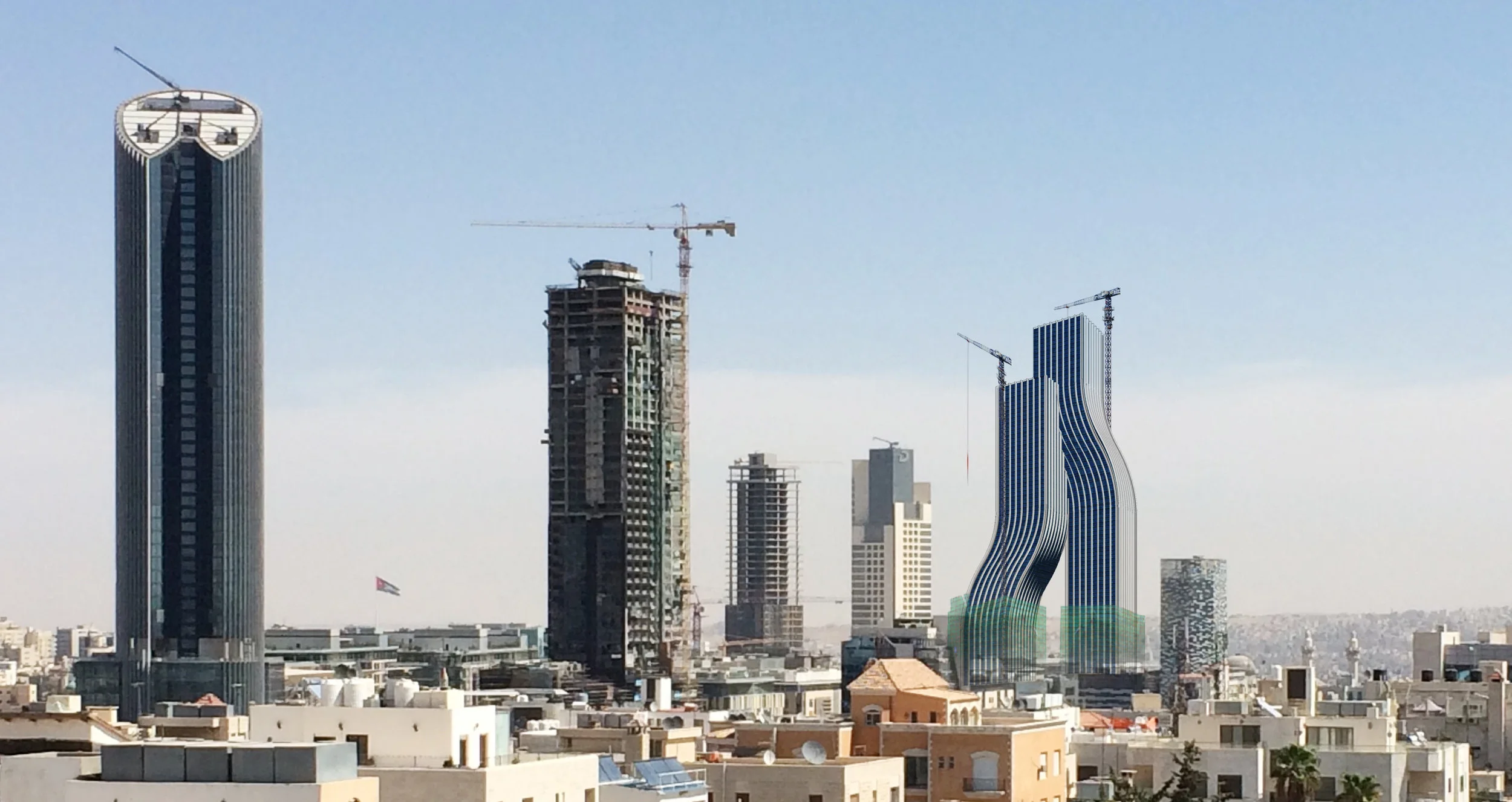Amman + 962 Zain Towers
