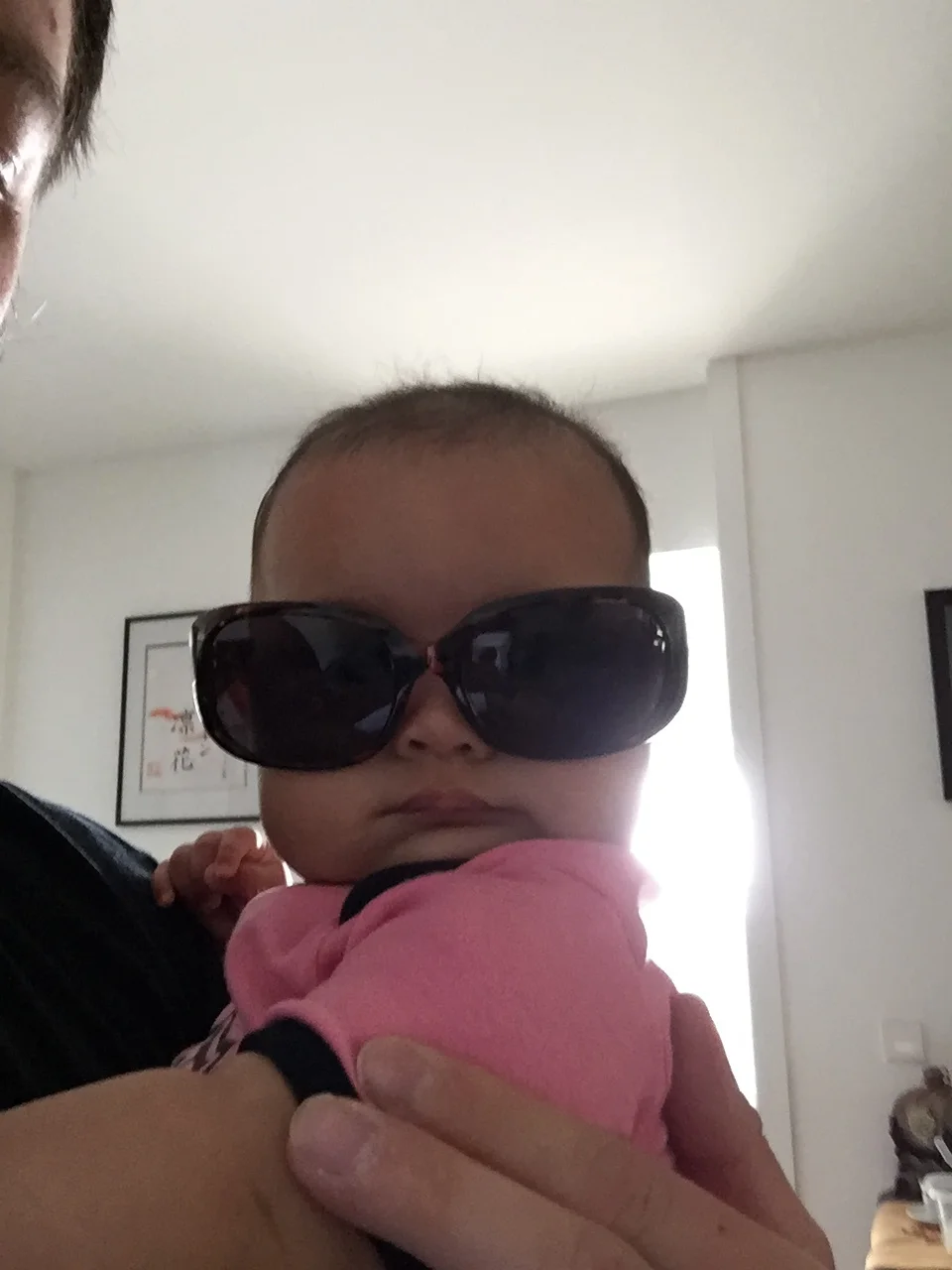 Famous Baby has no time for autographs today...