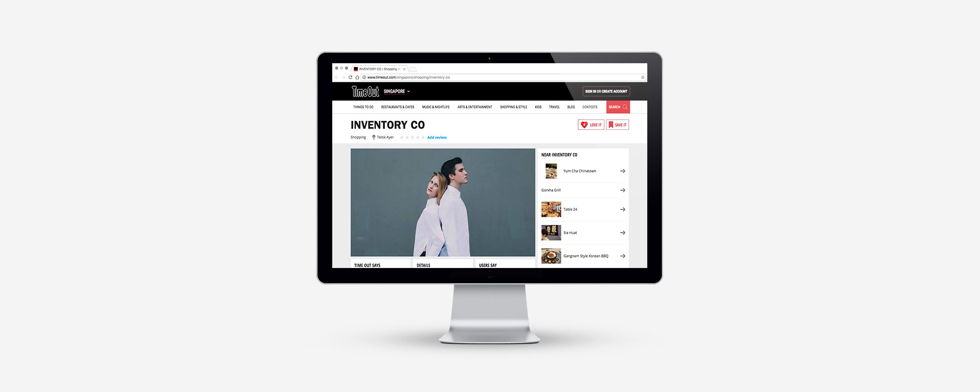 PRESS FEATURE: TIMEOUT SINGAPORE "If you’re looking for bespoke tailoring and made-to-last clothing for both men and women, stop by homegrown outfit INVENTORY CO."