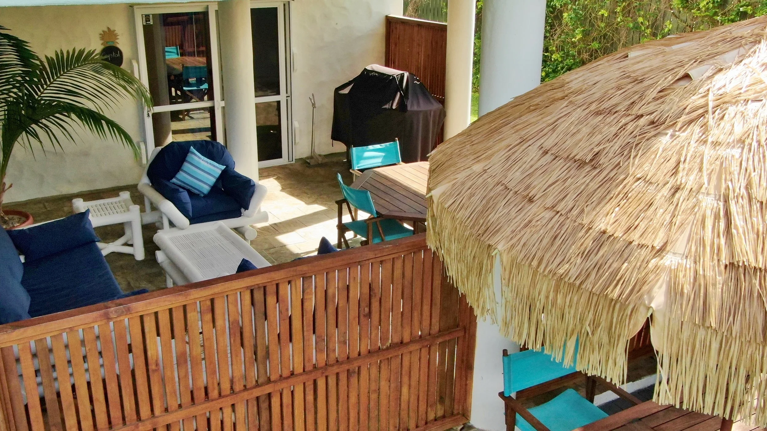 Pool room terrace area