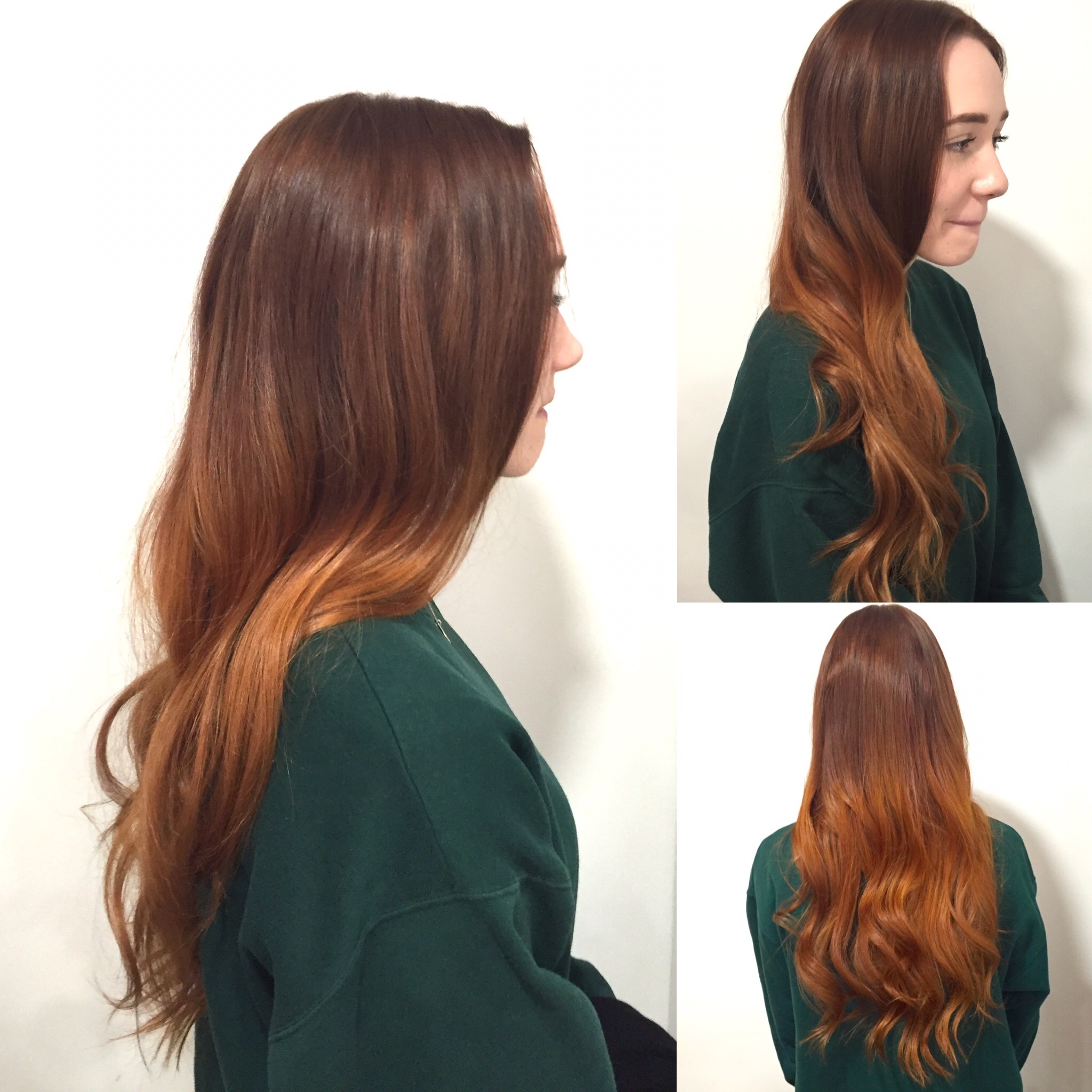 Ombre and root stretch