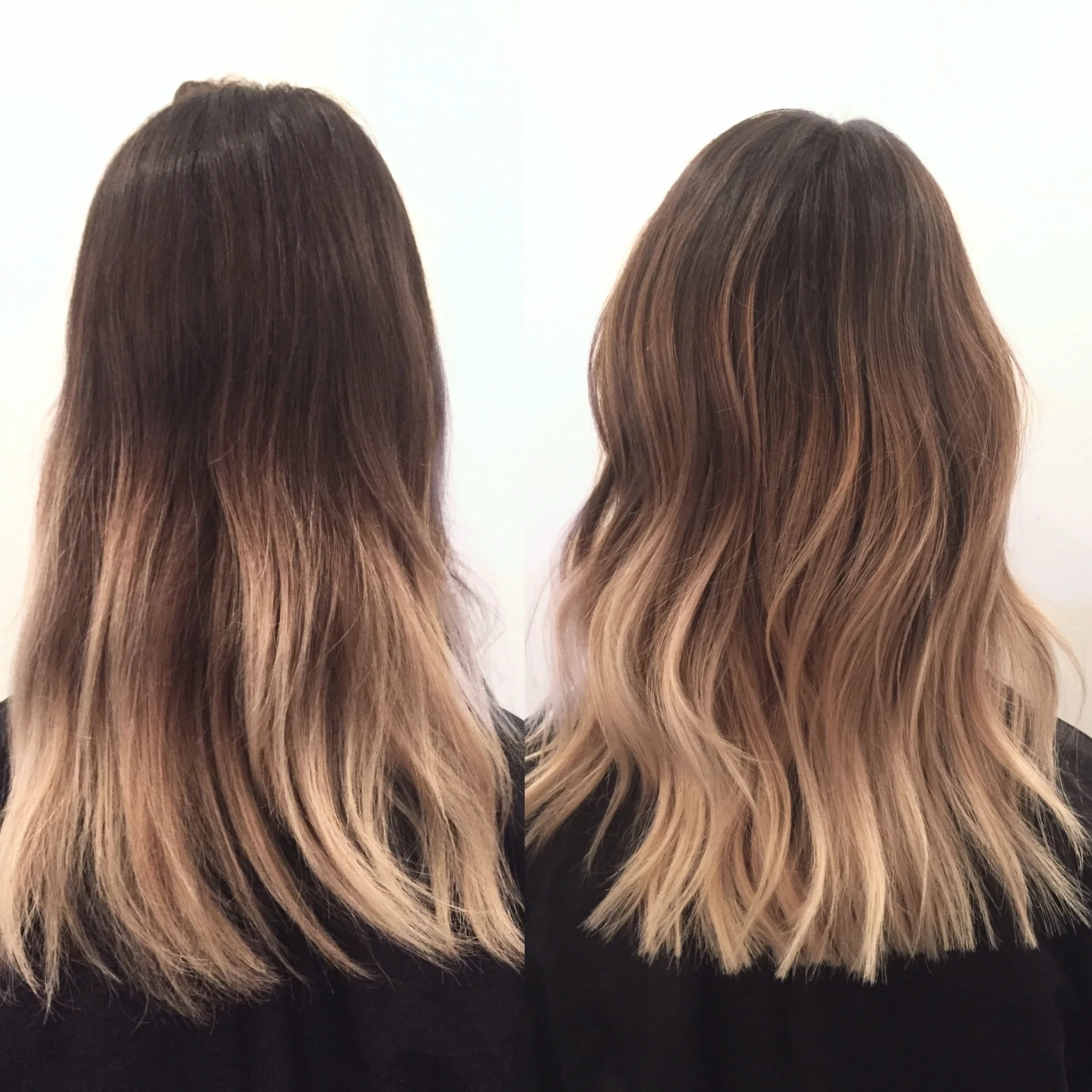 Balayage refresh adding more multi tones