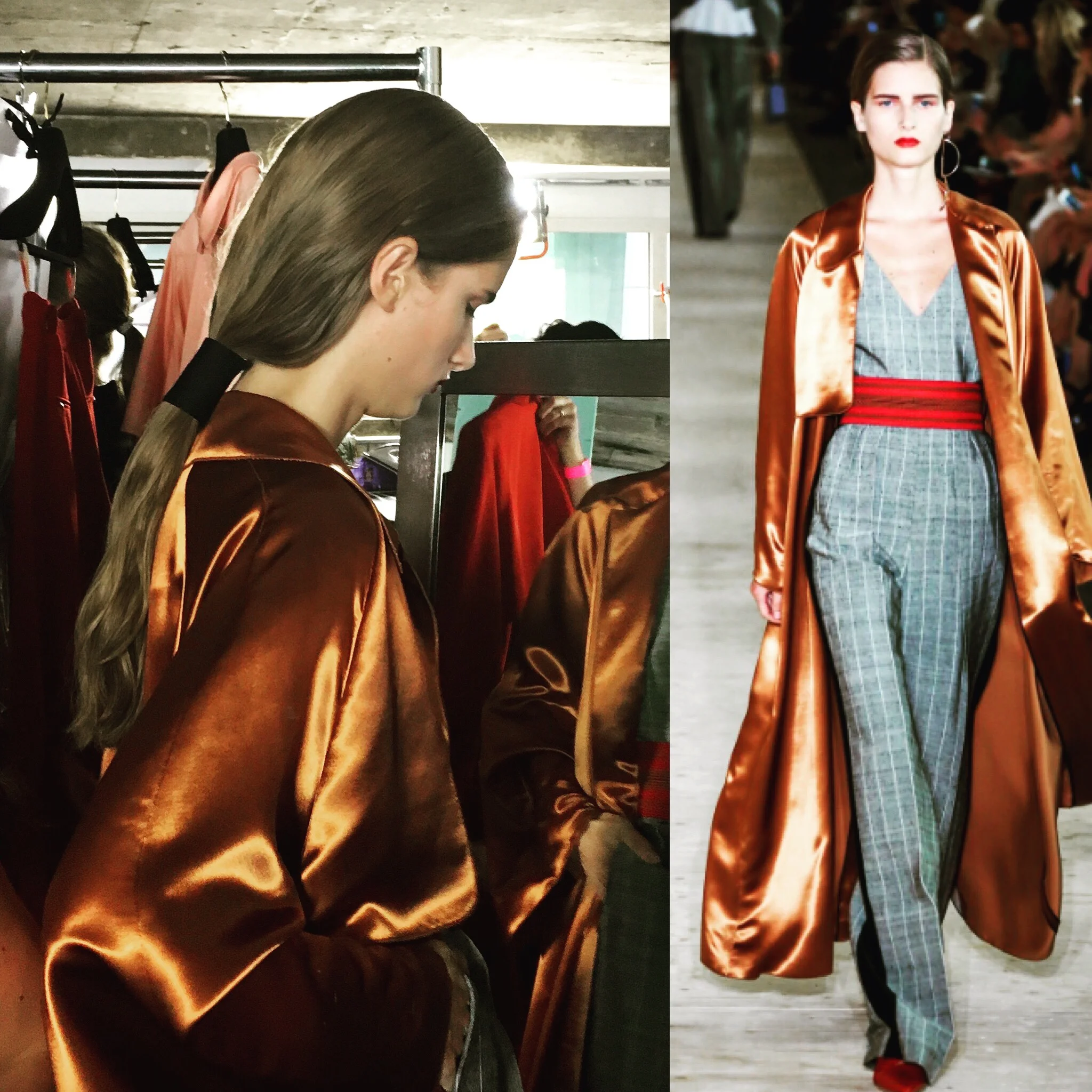 Roksanda SS17 Show assisting James Pecis