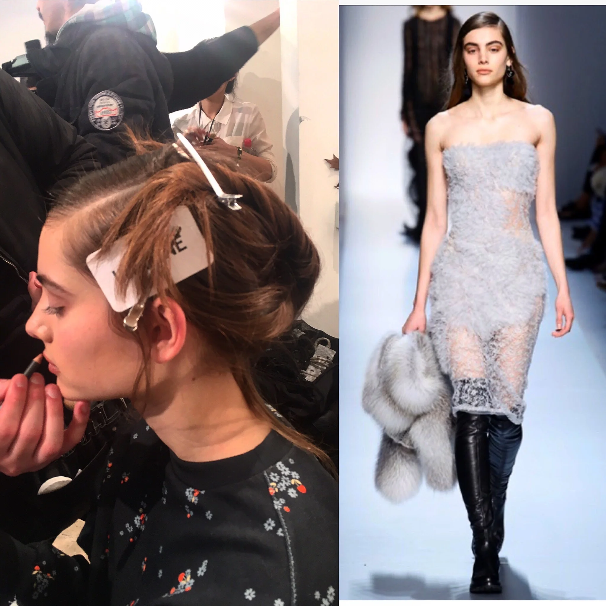 Assisting on Ermanno Scervino Show Milan AW17 for James Pecis