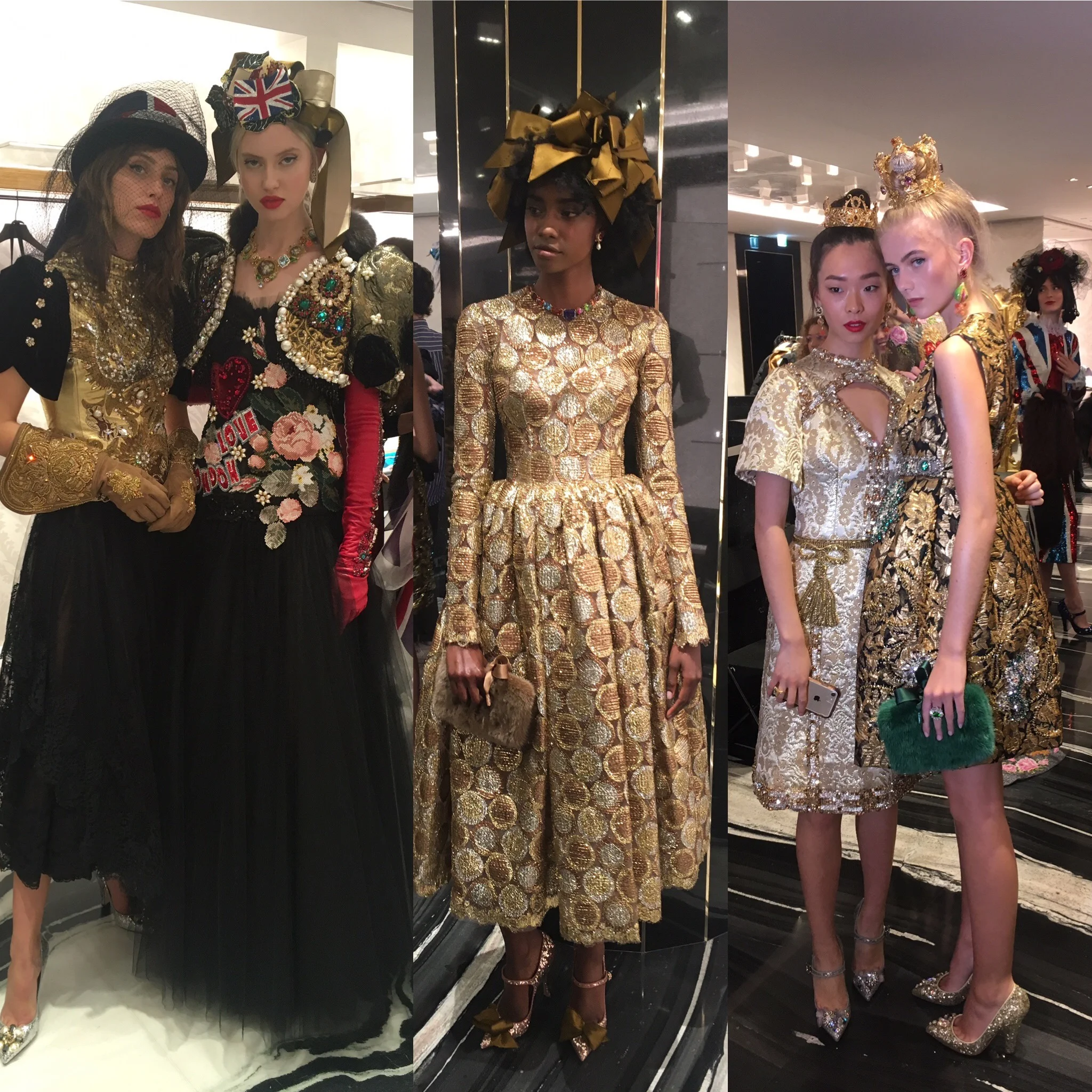Assisting on Golce & Gabbana for James Pecis