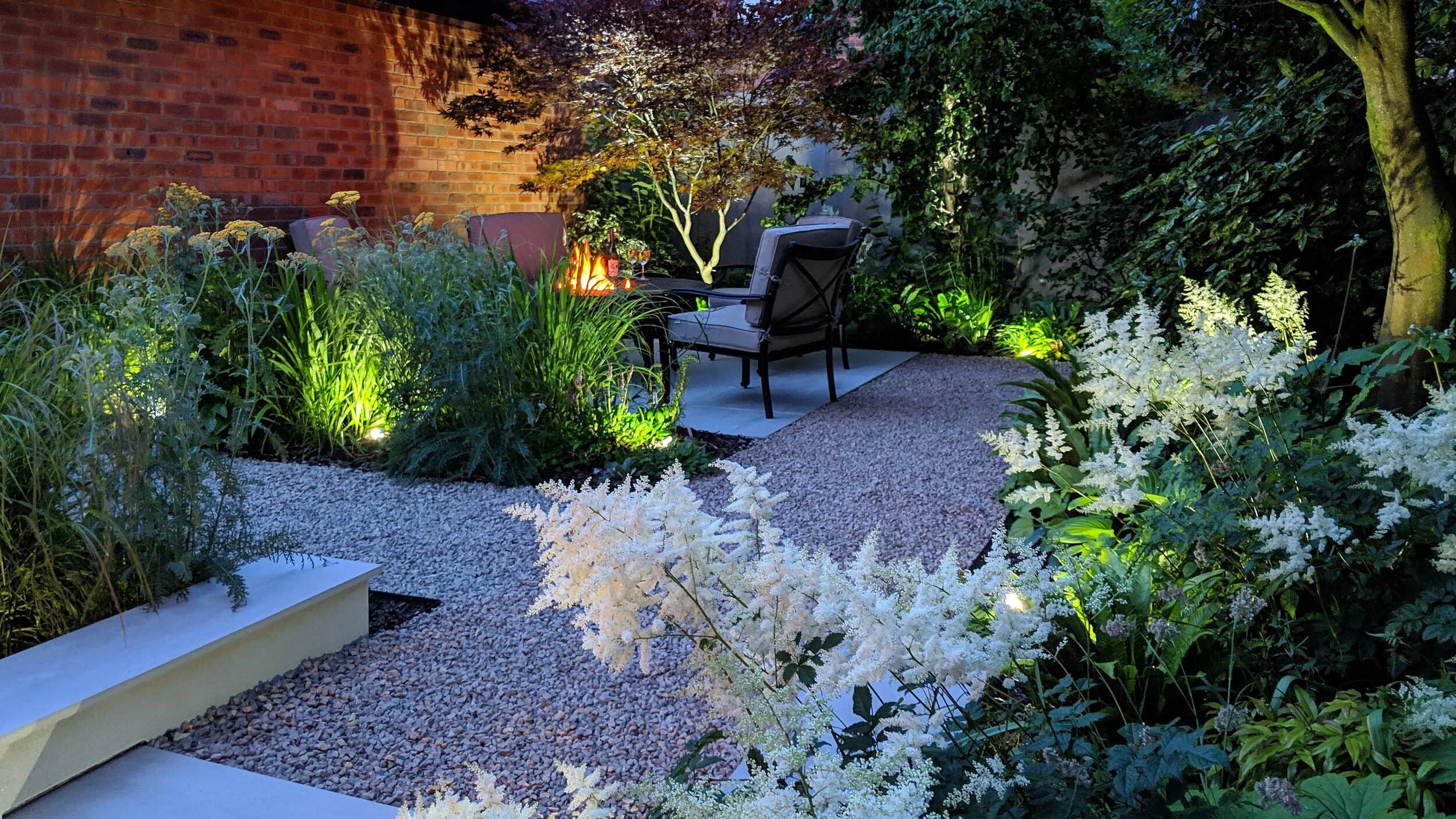 Garden lighting in Chorley