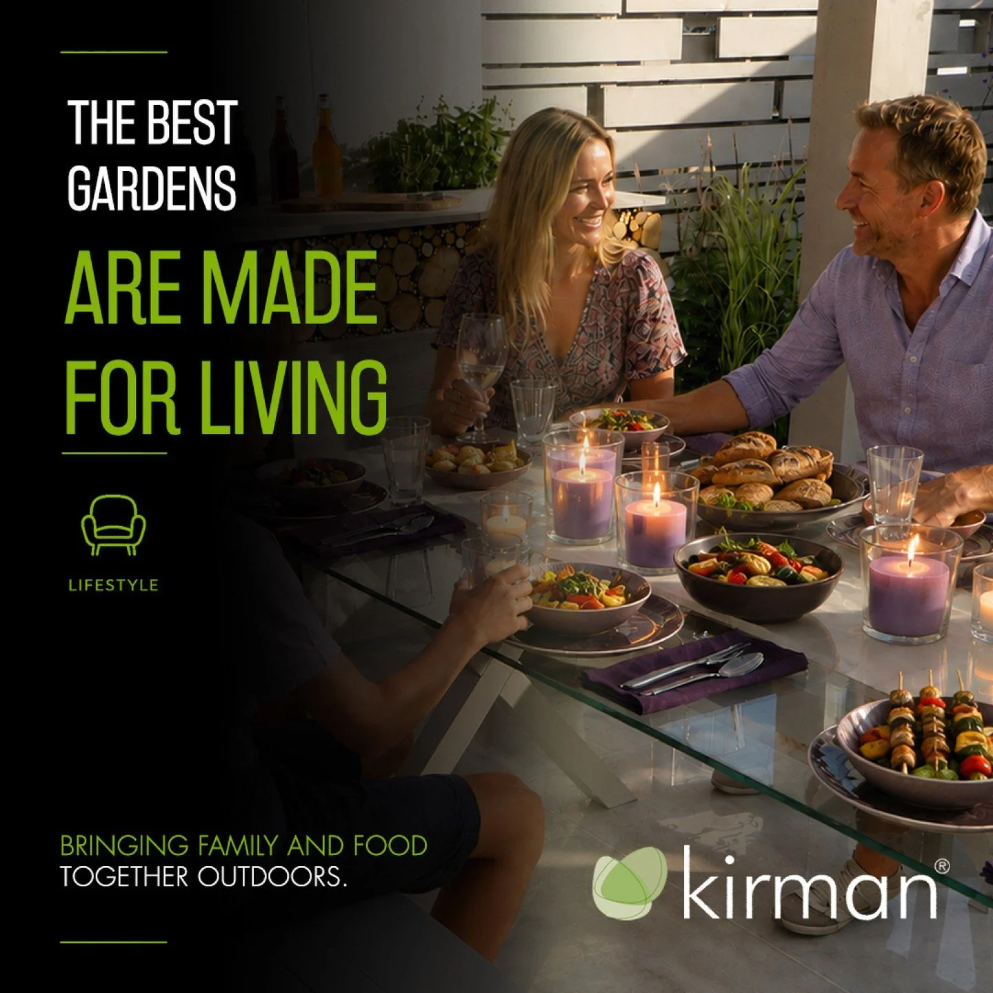 THE BEST GARDENS ARE MADE FOR LIVING. 🌿

A beautiful garden is one thing.
A garden that becomes part of everyday life is something else entirely.

Long summer evenings around the table. Food being passed around. A fire burning in the background. Chi