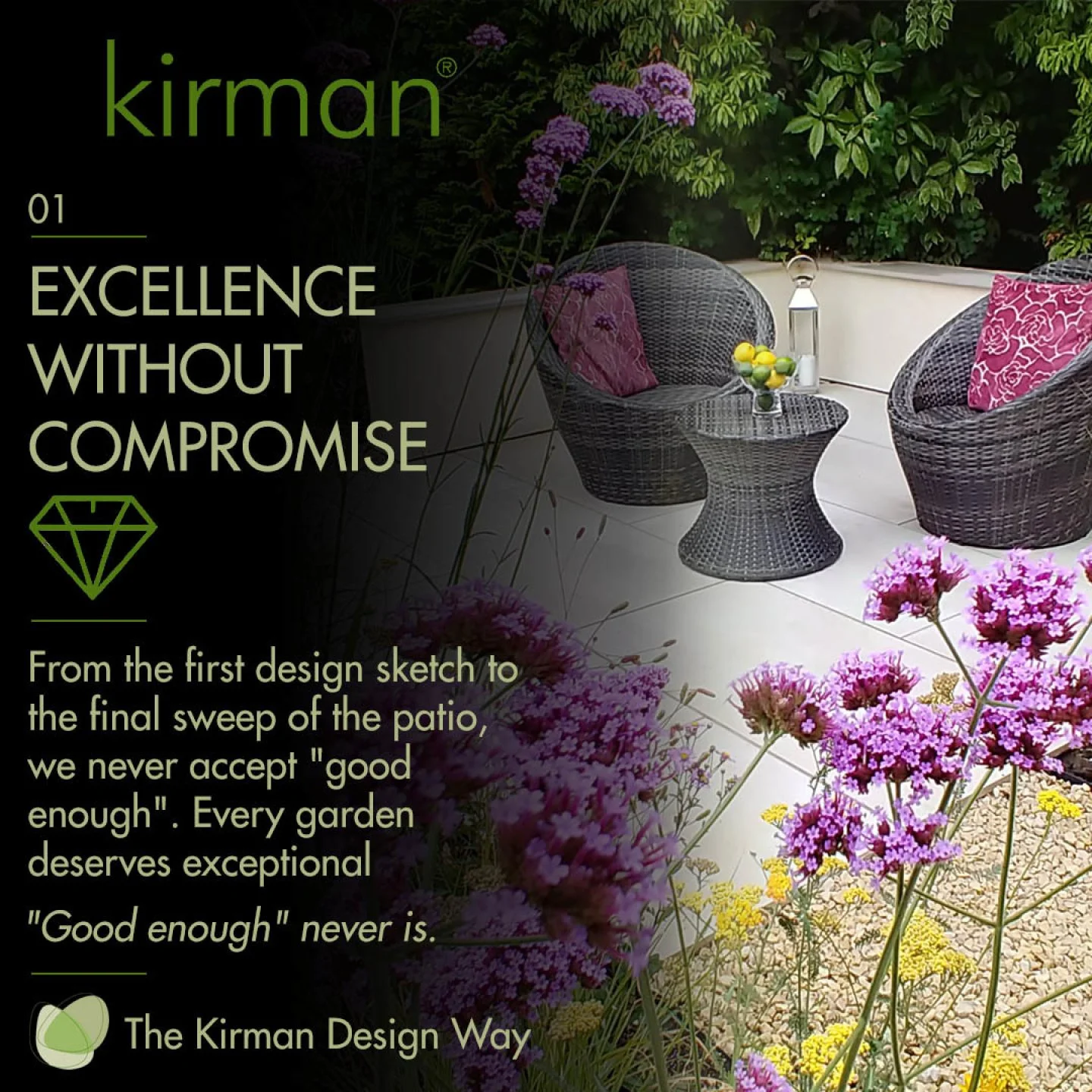Our Values | Excellence Without Compromise

Excellence isn't something we aim for&mdash;it's the standard we work to every single day.

From the first design sketch to the final paving joint, every decision is guided by one principle: never compromis