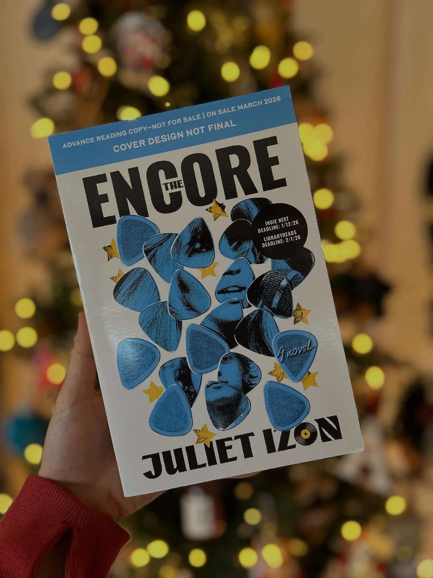 It&rsquo;s Christmas Eve, so I&rsquo;m playing Santa. I have one signed advanced reader copy (ARC) of The Encore to give away, rejoice! To enter, like this post, follow me at @julietizon, and tag a friend who is your best concert buddy. Good luck and