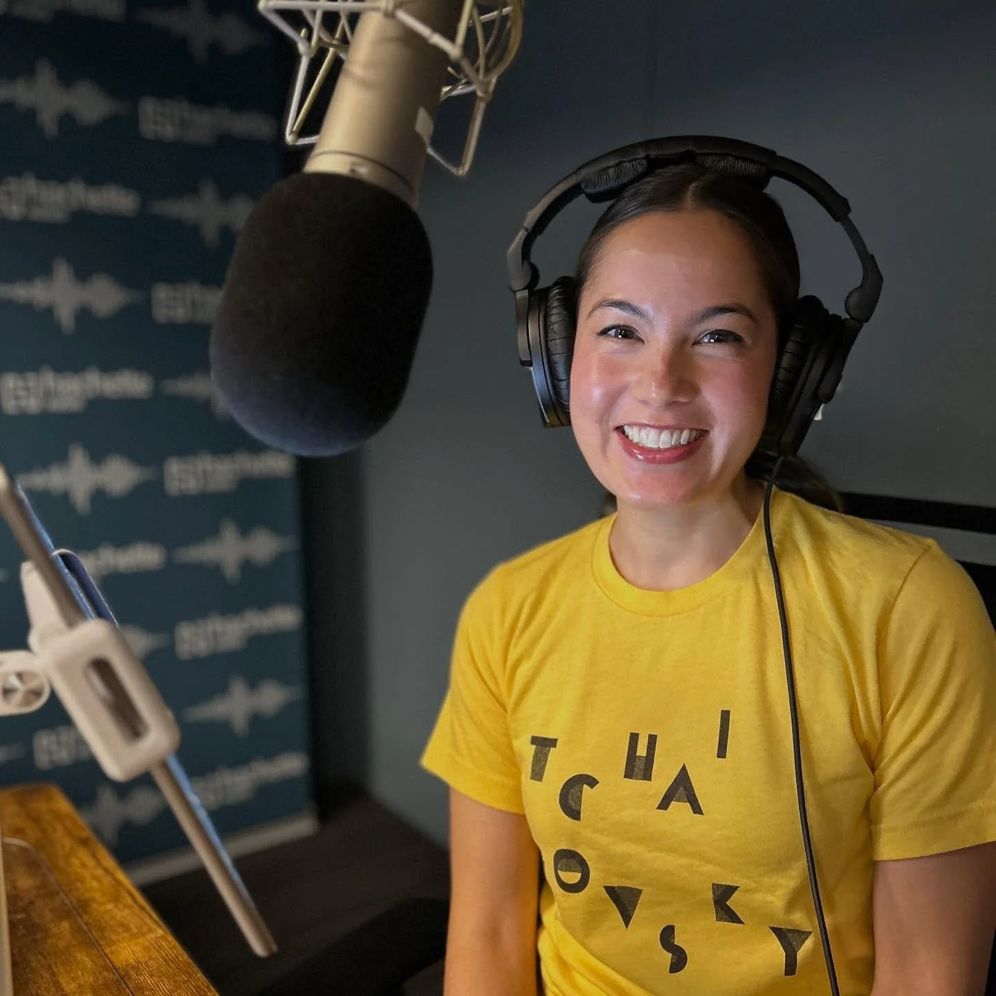 Greetings from the booth! Popped by @hachetteus and @hachetteaudio today to record some fun bits for The Encore&rsquo;s audiobook. Hopefully I made mama @kathrynizon proud. In other book news, we chose two absolutely stellar narrators and I can&rsquo