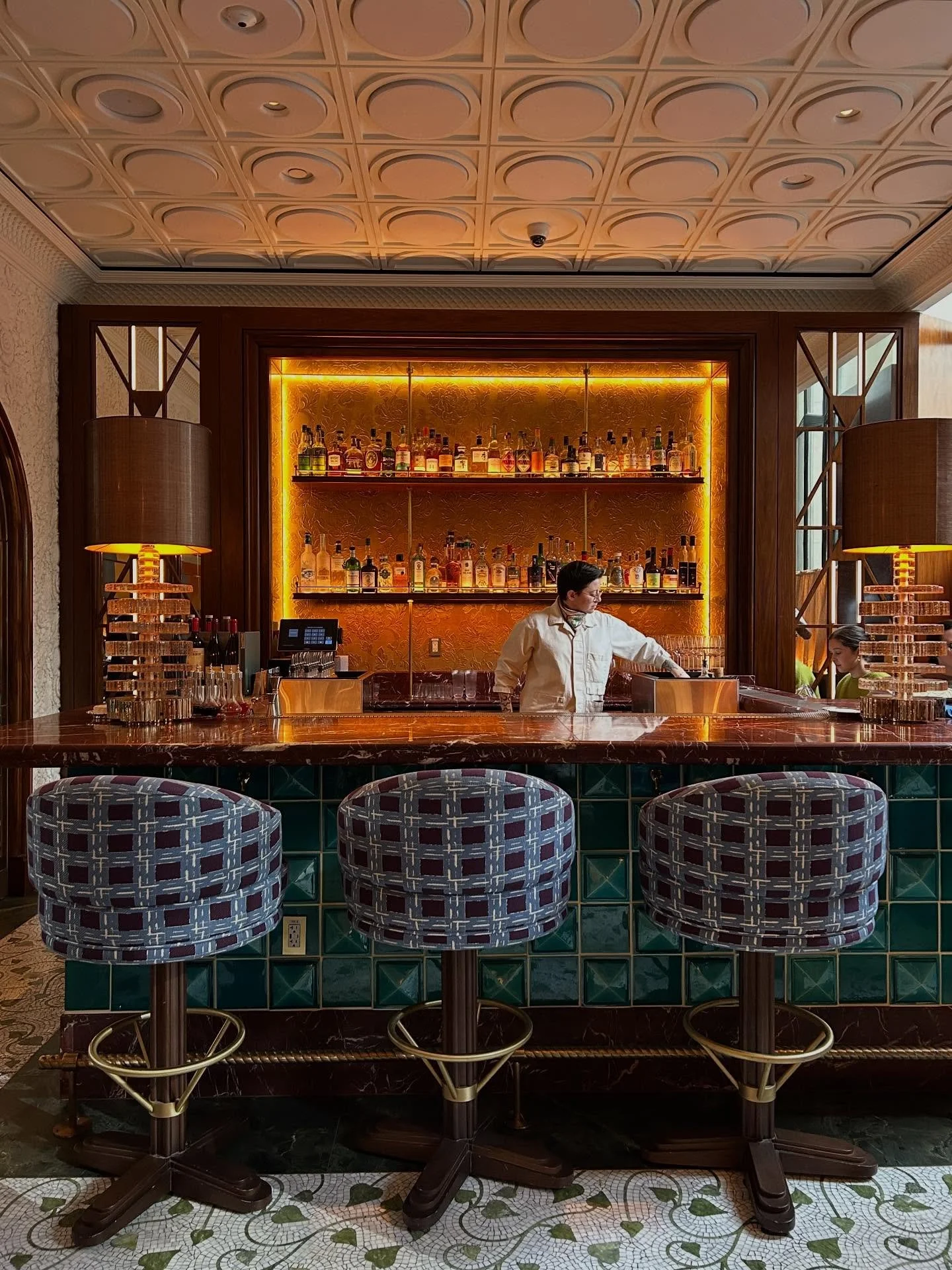 The interiors and the food of @printempsnewyork deserve a spot on the grid. A 55,000 square-foot space designed by @lauragonzalezofficiel, the department store inside @onewallstreet is whimsical, expertly curated, and filled with fun F&amp;B spots, i