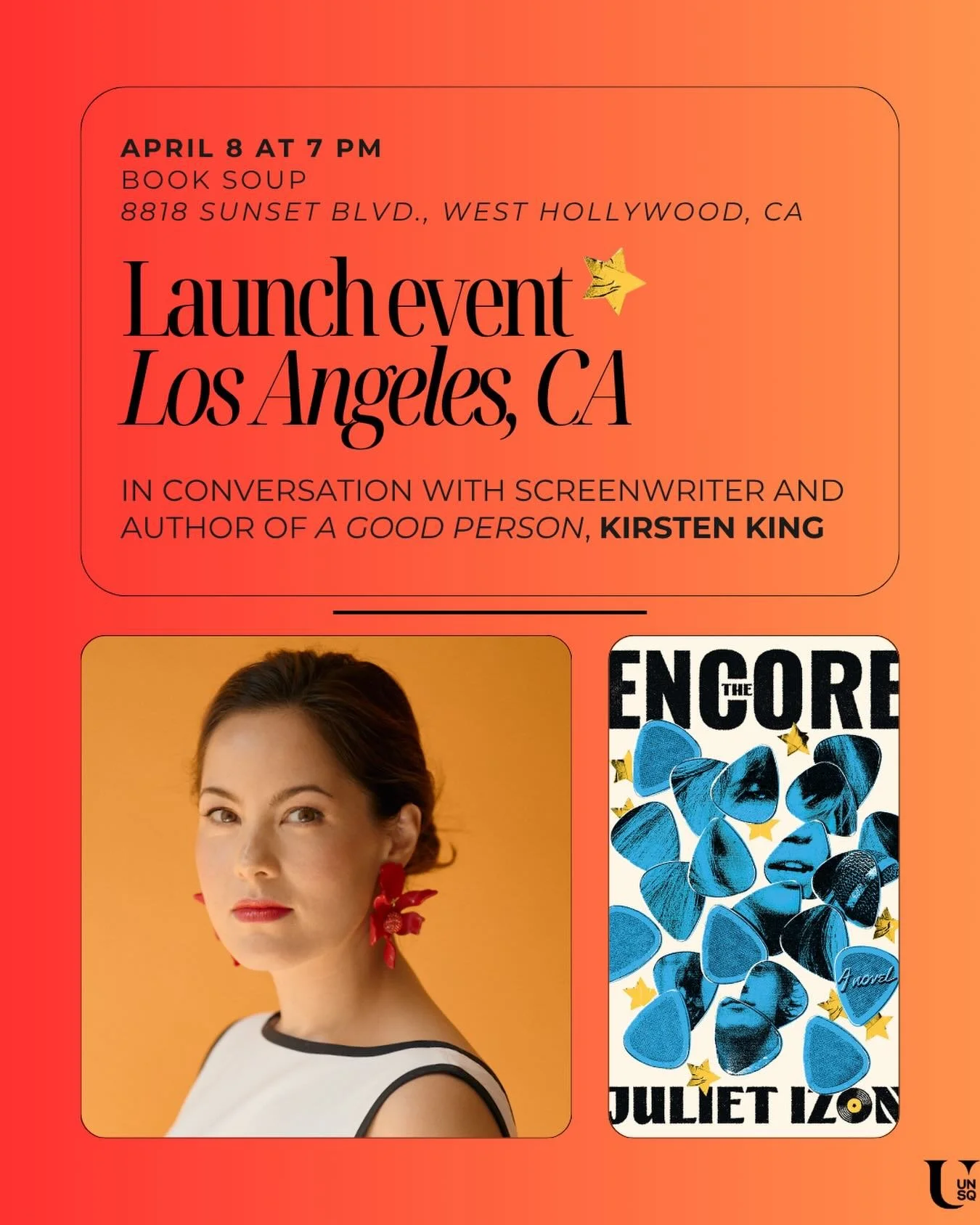 Aaaand LA, I didn&rsquo;t forget about you! Join me and fellow @2026debuts @kirstenlking at @booksoup next Wednesday for a chat on women behaving badly (and why they are absolutely the most fun characters to write.) Hope to see you there and pls tell