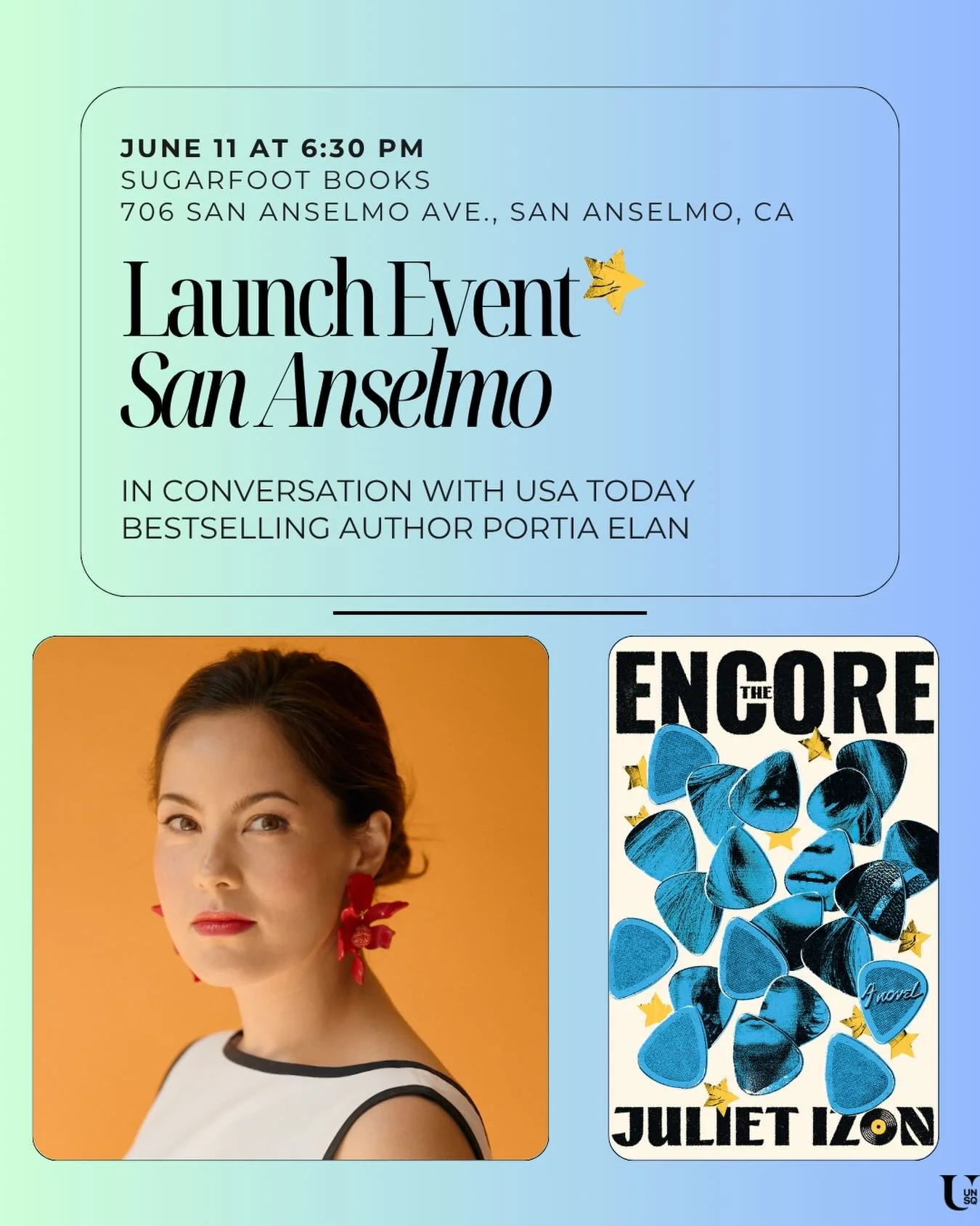 Marin! Cannot wait to hang next Thursday at @sugarfootbooks, along with my @2026debuts pal and fellow cat lover @portiaelanwrites. This is gonna be a fun one: @sommermckins and @hannakins will make sure of that. Hope to see you there!