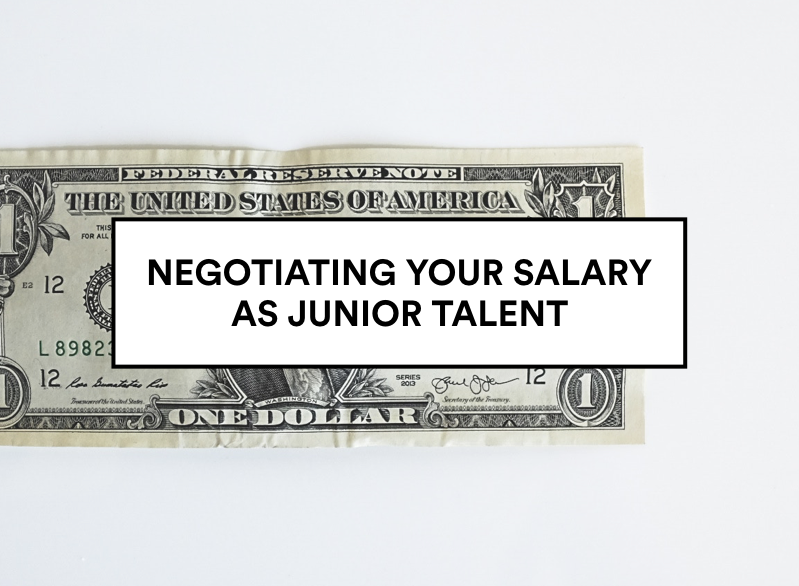 Negotiating Your Salary As Junior Talent — We Are Next