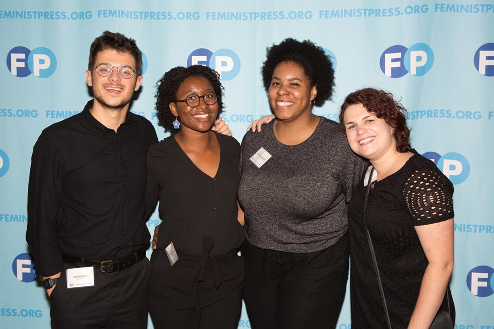 Our fall interns pose at the Feminist Power Awards.