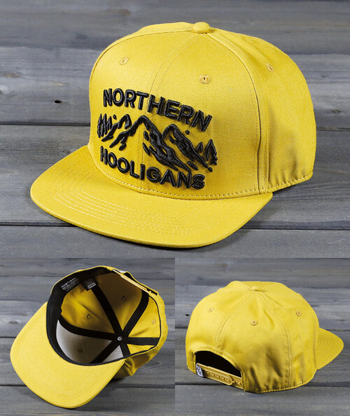 UNSTRUCTURED NORTHERN CAP Worker Blue SNAPBACK SCANDINAVIA HOOLIGANS | —