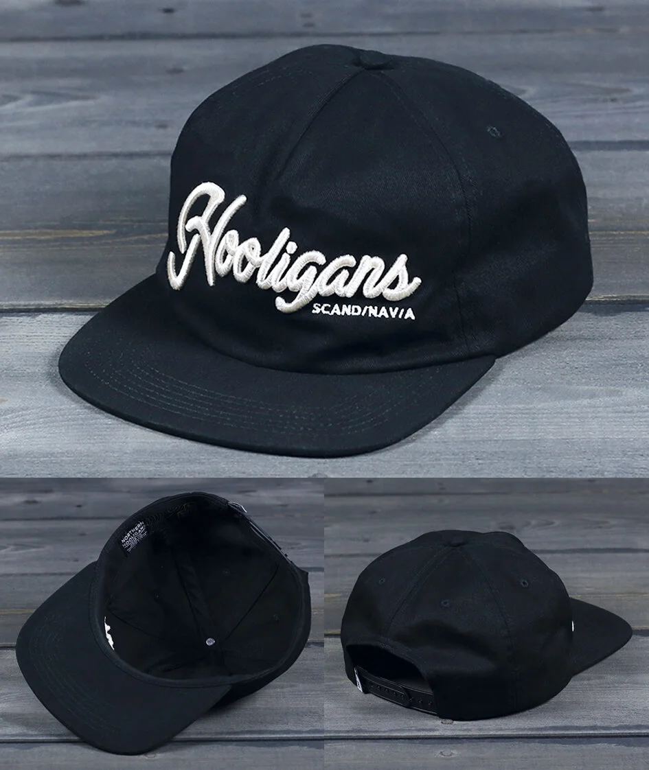 SCANDINAVIA UNSTRUCTURED SNAPBACK CAP | Black