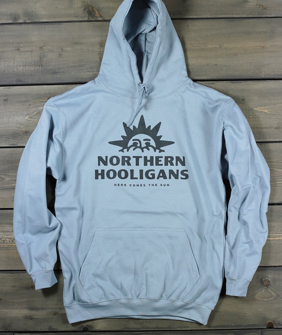 HERE COMES THE SUN HOOD | Dusty Blue — NORTHERN HOOLIGANS