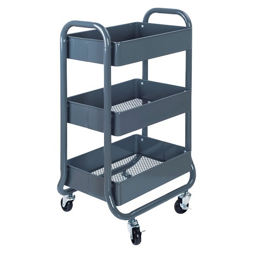 http://www.target.com/p/3tier-rolling-cart-gray-room-essentials-153/-/A-50659926 Target Room Essentials cart $30