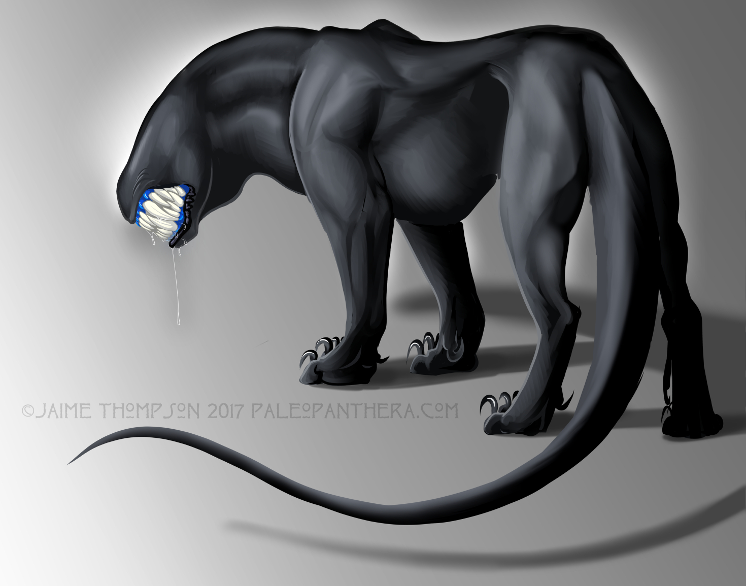 Lighting study with monster