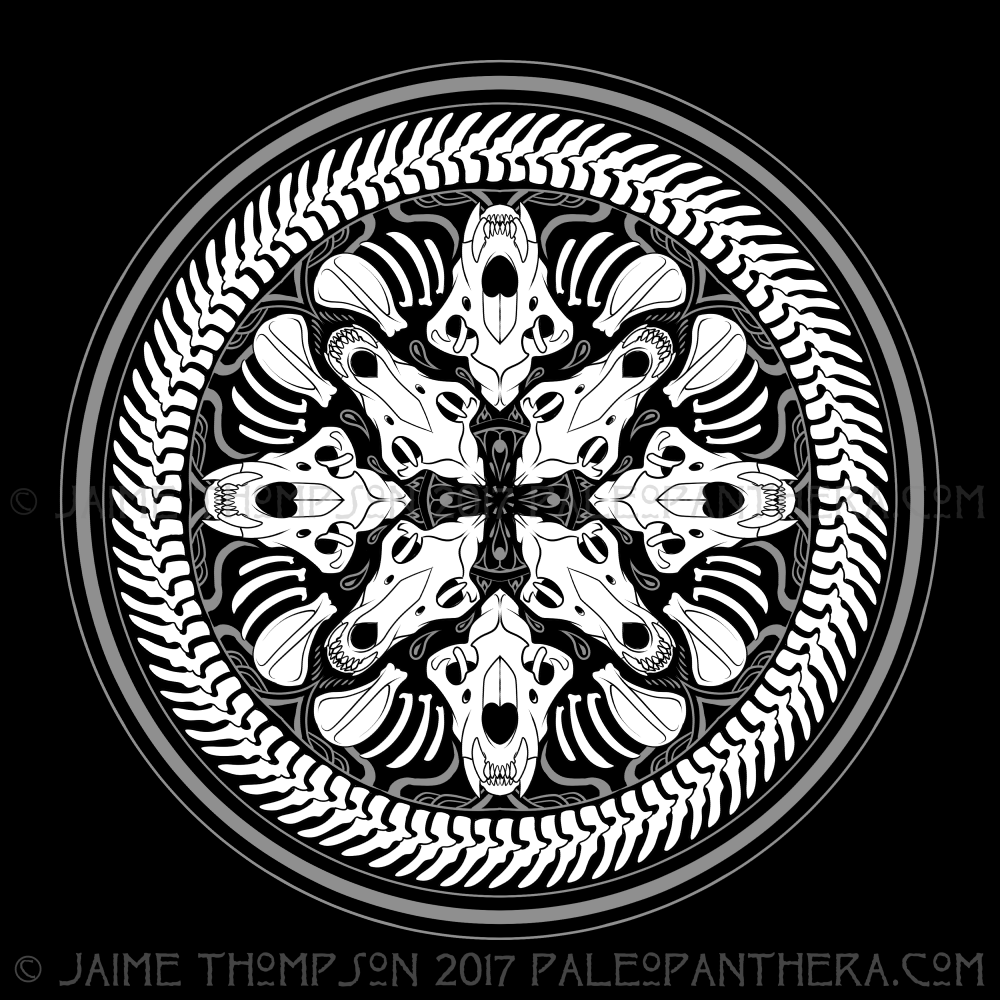 Skulls Mandala