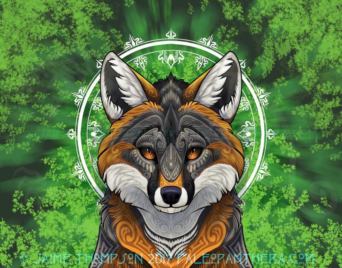Tribal Gray Fox