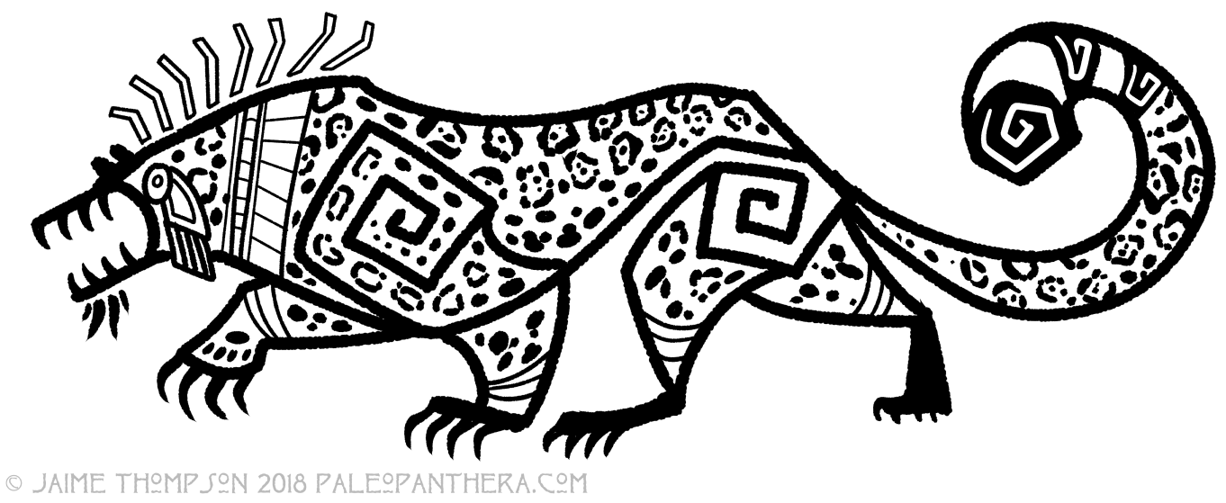 South American jaguar deity (Client’s personal character; based on Panthera onca )