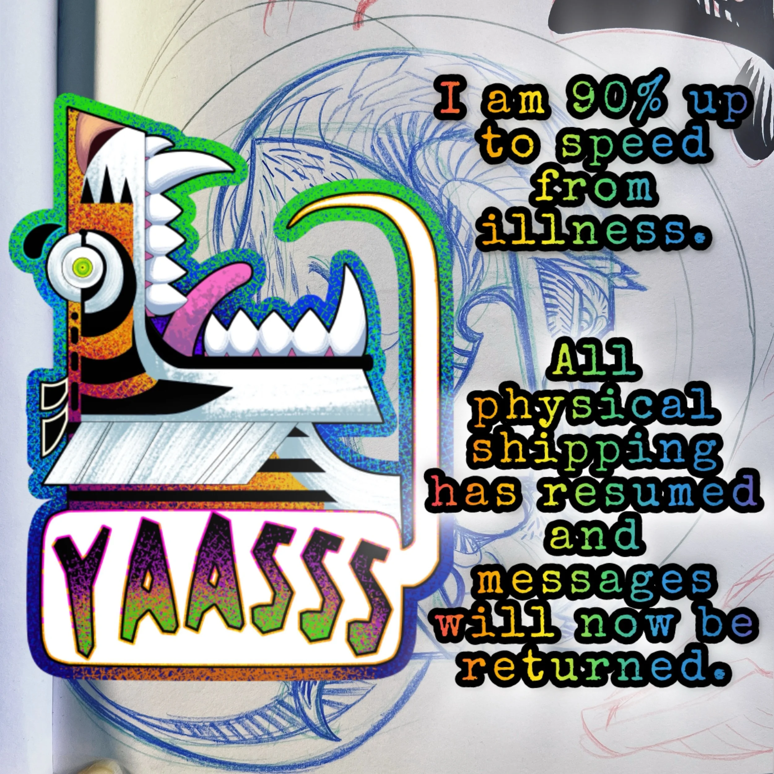 Shipping has resumed! 