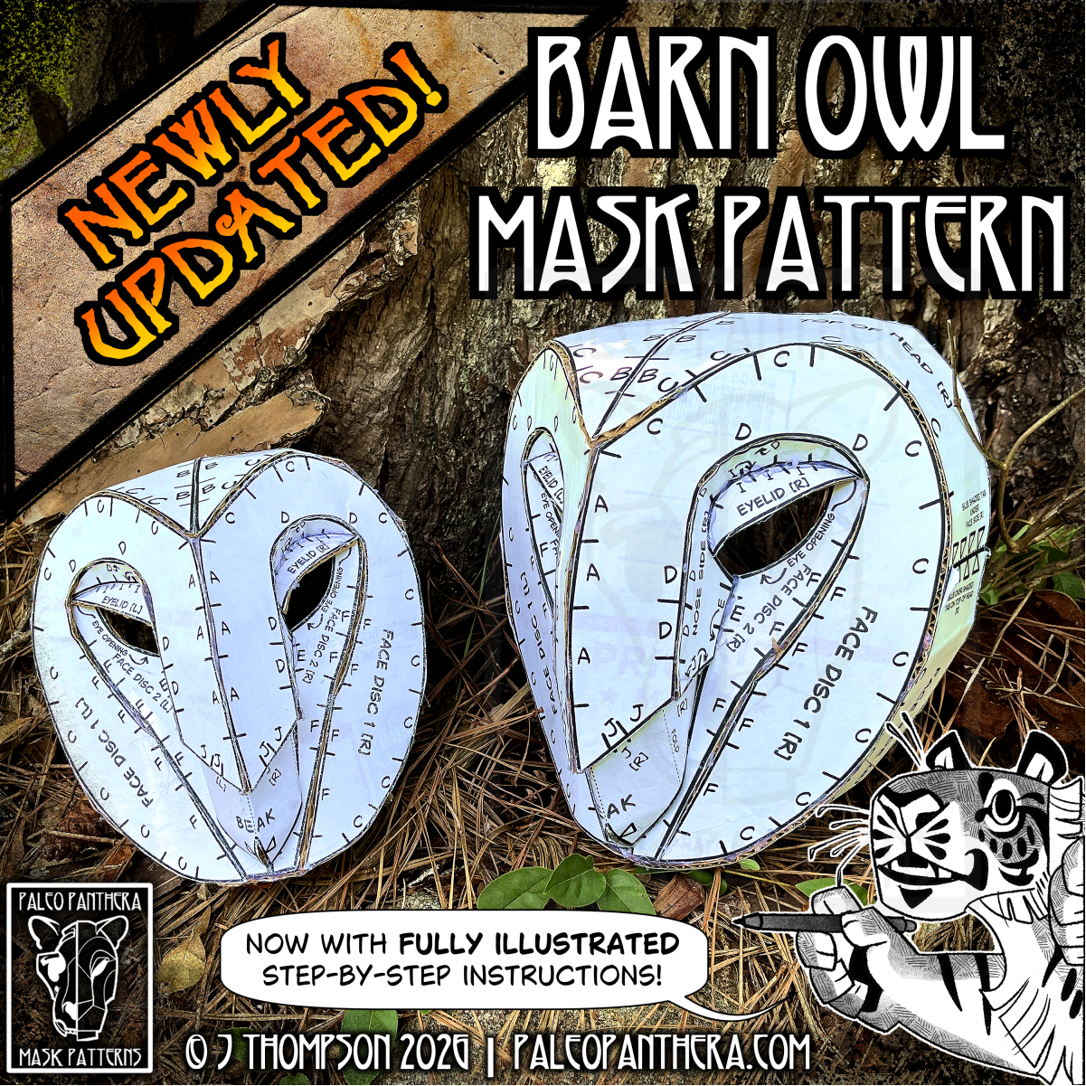 Barn Owl Mask Pattern