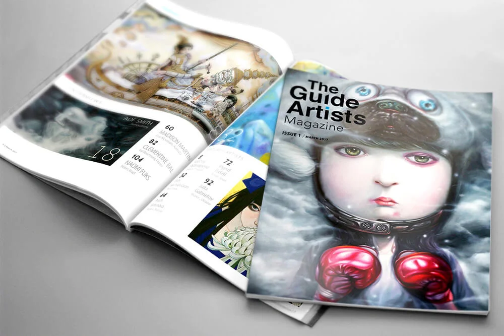 The Guide Artists Magazine / Issue 1 / March 2017 Cover: Aof Smith