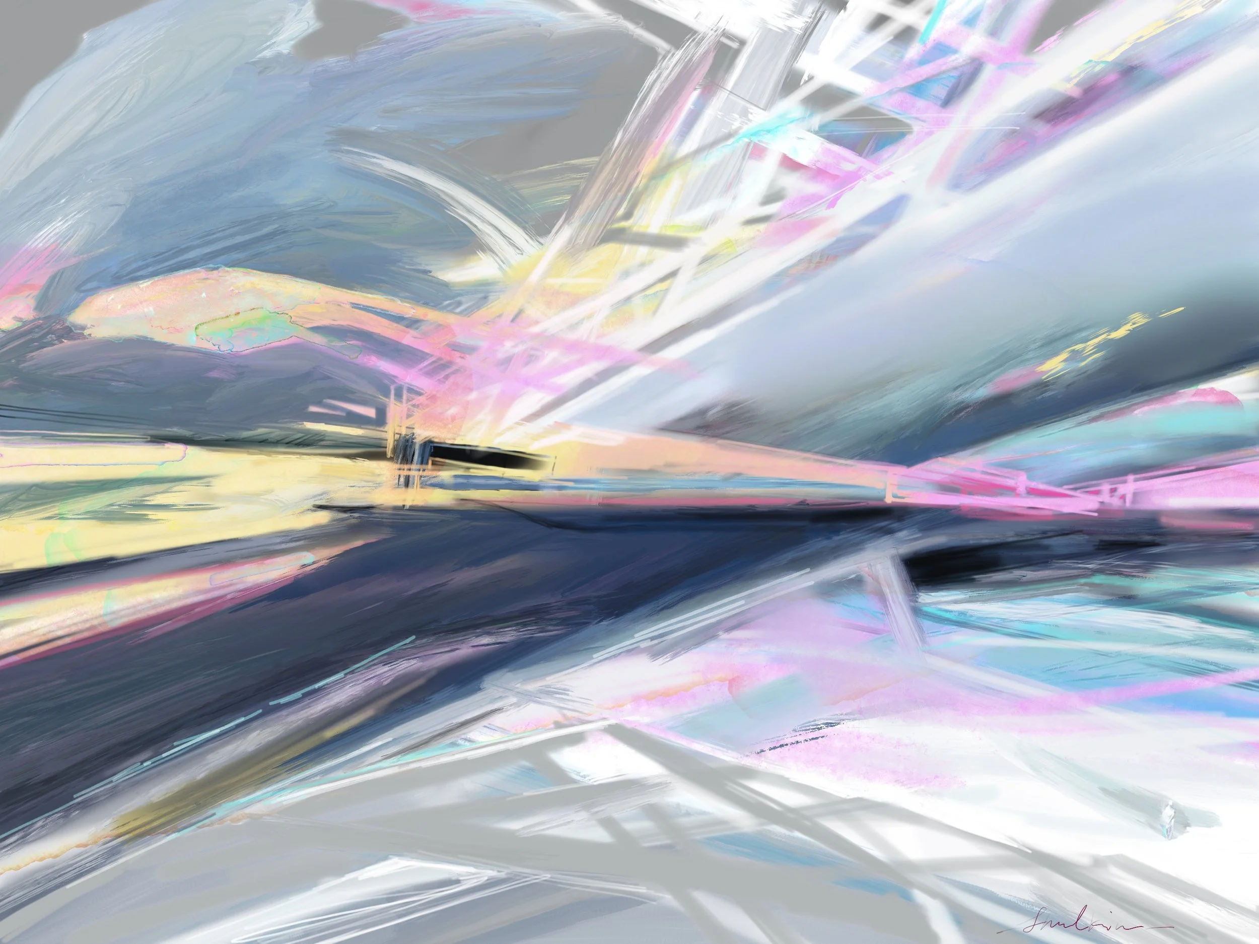 A soft overexposure.