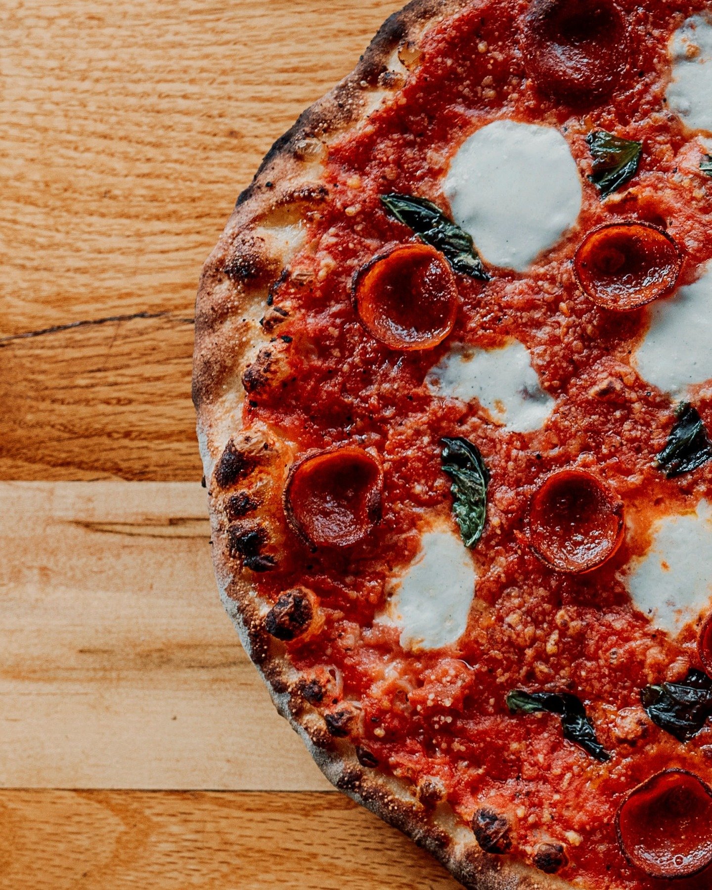 gave our Margherita a little pep talk 😜

don&rsquo;t forget to add your own toppings🍕

#one6three 
#newhavenct
#newhavenpizza 
#supportlocal
#nhveats
#ctfoodlovers
#connecticuteats