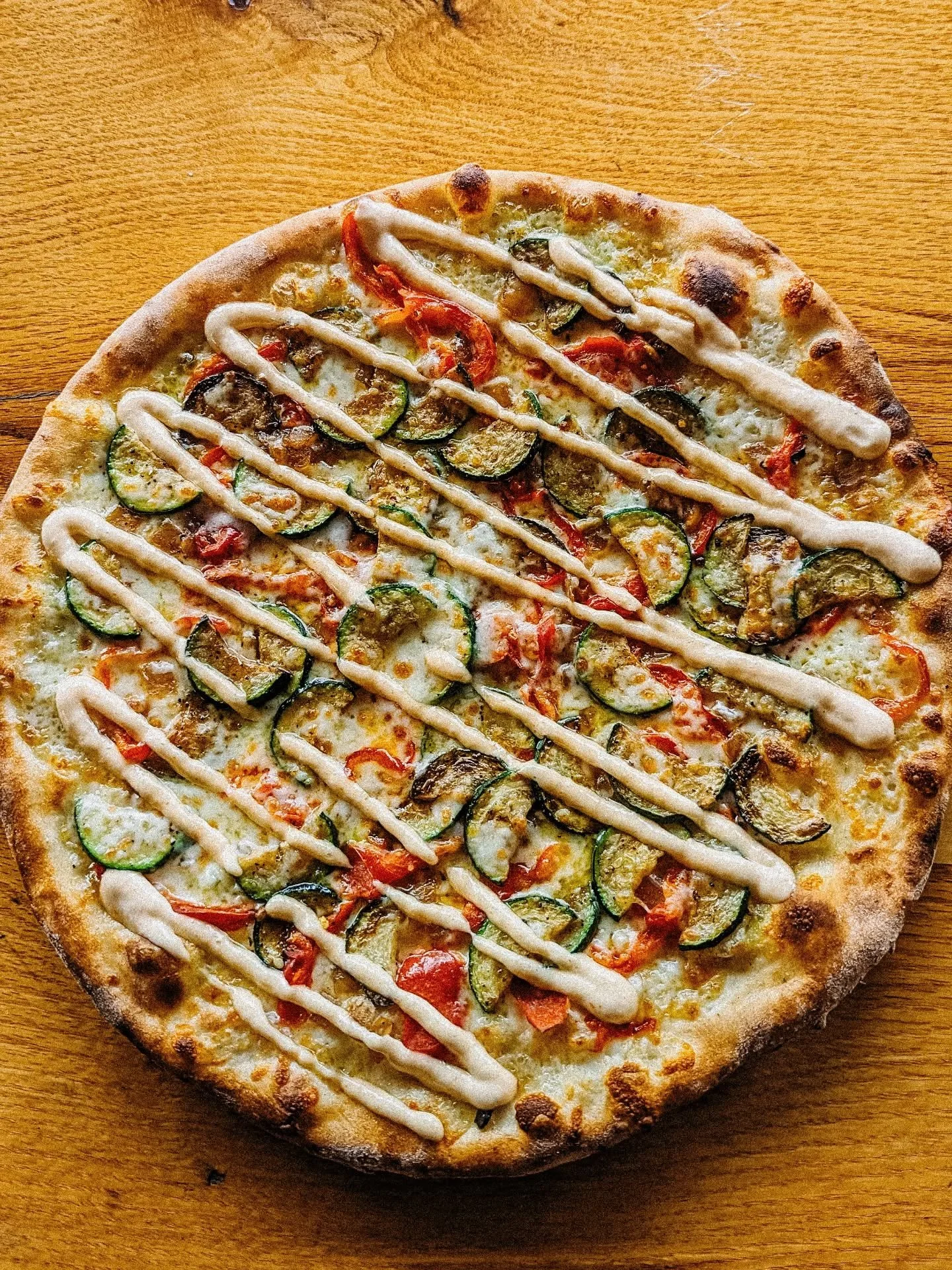she's back! Summer Is Coming is now available AND our lemon pepper wings! 🤏🤏🤏

In case you forgot~ we roast zucchini &amp; red peppers in our wood fired oven, toss them together with some sauteed onions &amp; top with a drizzle of our horseradish 