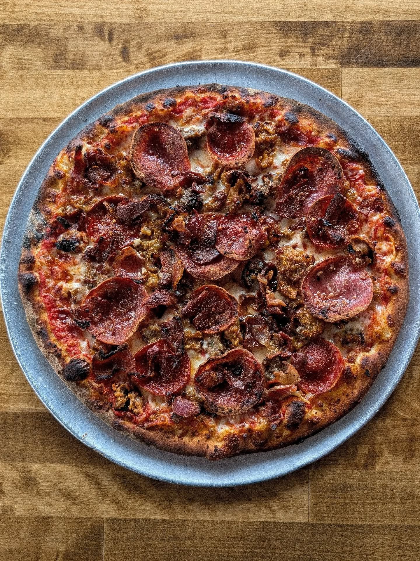 HEARD THERE WAS A WAR ON PROTEIN 🥓

apparently we're all supposed to be eating more protein now, so we're doing our civic duty one slice at a time 🫡🍕

up next for 𝘁𝗵𝗲 𝗺𝗲𝗻𝘂 𝘀𝗲𝗿𝗶𝗲𝘀, we have a pie named after a man who truly appreciated 
