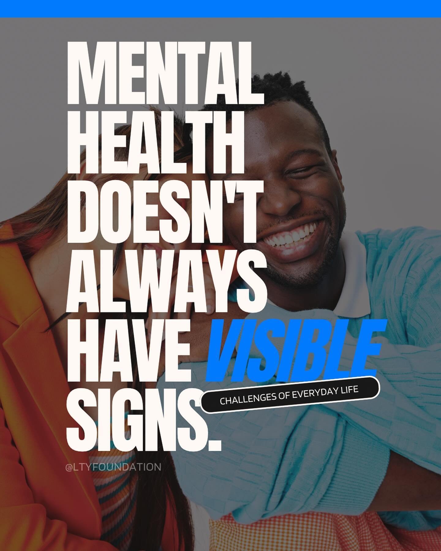 Mental health doesn&rsquo;t always have visible signs.
#mentalhealth