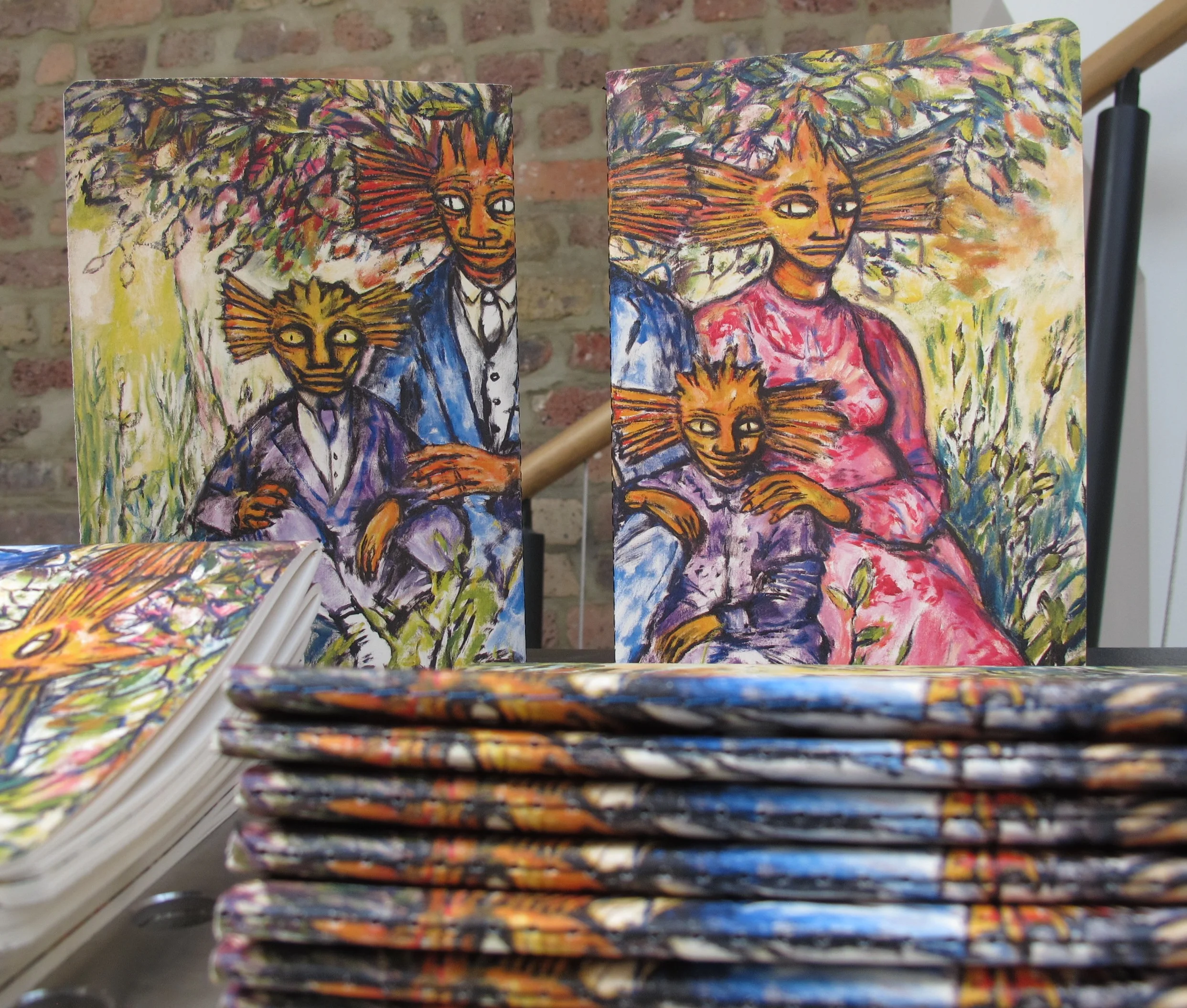 Clive Barker Archive art notebook - series 3, Malingo's Family